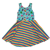 Rainbow Rollerskates Malia or Bridget Dress (PREORDER)