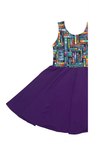 Rainbow Books Dress (PREORDER)